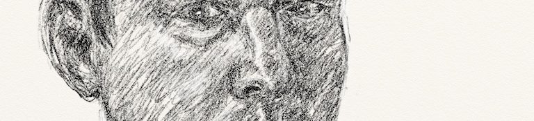 Danny Mooney 'Self portrait 5.2.13' Digital drawing