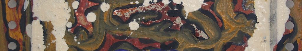 Danny Mooney 'Splash' Oil on metal 30.5 x 38 cm