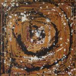 Danny Mooney 'A Bigger Splash' Oil on wood 76 x 76 cm