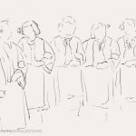 Danny Mooney 'Palamartsa folk choir, 24/4/17' iPad painting #APAD