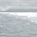 Danny Mooney 'Beachy Head 18/4/2014' Digital painting