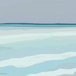 Danny Mooney 'Horizon, 26/5/2014' iPad painting