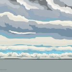 Danny Mooney 'Amazing sky, 4/6/2014' iPad painting