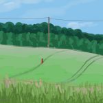 Danny Mooney 'Wheat field, 20/6/2014' iPad painting #APAD
