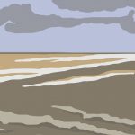Danny Mooney 'Brown sea, 17/8/2014' iPad drawing #APAD