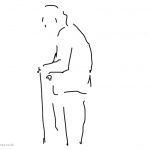 Danny Mooney 'Old man, 27/8/2014' iPad drawing #APAD