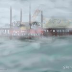 Danny Mooney 'Sea mist, 19/9/2014' iPad painting #APAD