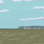 Danny Mooney 'Lovely blue sky, 27/10/2014' iPad painting #APAD