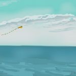 Danny Mooney 'Kite, 30/12/2014' iPad painting #APAD