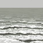 Danny Mooney 'Rough sea, 11/12/2014' iPad painting #APAD