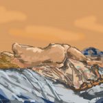 Danny Mooney 'Naked Thursday, 2/4/2015' iPad painting #APAD