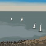 Danny Mooney 'Sails, 22/11/2015' iPad painting #APAD