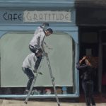Danny Mooney 'Cafe Gratitude is born, 19/5/16' iPad painting #APAD