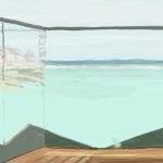 Danny Mooney 'Reflections on The Deck, 9/5/16' iPad painting #APAD