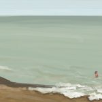 Danny Mooney 'Sea swimmer, 21/6/16' iPad painting #APAD