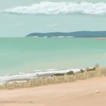 Danny Mooney 'Beachy Head, 26/7/16' iPad painting #APAPD