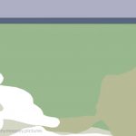 Danny Mooney 'Green sea, blue horizon, 29/7/2016' iPad painting #APAD