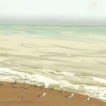 Danny Mooney 'Gulls, 7/8/16' iPad painting #APAD