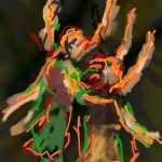 Danny Mooney 'Dance like nobody's watching, 18/9/16' iPad painting #APAD