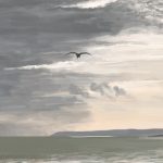 Danny Mooney 'Gull feeding, 29/9/16' iPad painting #APAD