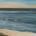 Danny Mooney 'Birds on the beach, 3/10/16' iPad painting #APAD