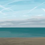 Danny Mooney 'Calm, 28/10/16' iPad painting #APAD