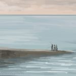Danny Mooney 'Fishing, 12/10/16' iPad painting #APAD