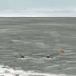 Danny Mooney 'Kayaks, 15/10/16' iPad painting #APAD