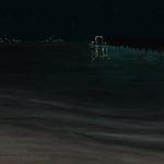 Danny Mooney 'Night time Brownes beach, 19.11.16' iPad painting #APAD