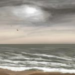 Danny Mooney 'Storm coming, 23/12/16' iPad painting #APAD