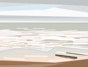 Danny Mooney 'Reflect, 3/3/17' iPad painting #APAD