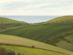 Danny Mooney 'View from Nuffield Priory, Brighton, 3/5/17' iPad painting #APAD