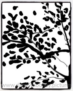 Danny Mooney 'Tree, 17/6/17' iPad painting #APAD